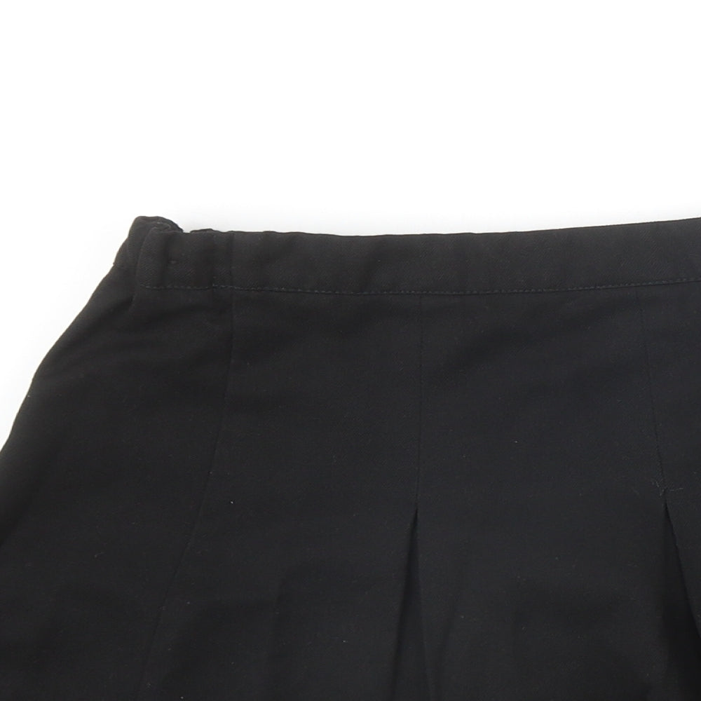 George Girls Black Polyester Tulip Skirt Size 6-7 Years Regular Pull On
