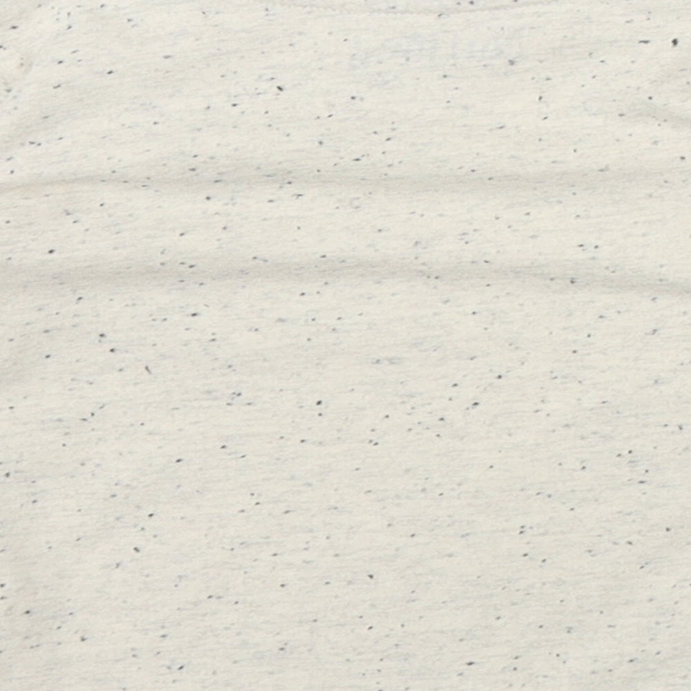 Nutmeg Baby Ivory Cotton Basic T-Shirt Size 12-18 Months Boat Neck Pullover
