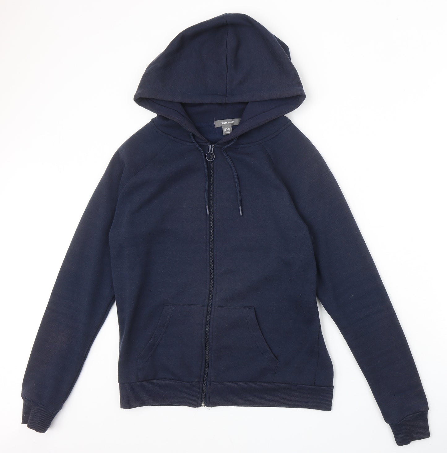 Primark Mens Blue Polyester Full Zip Hoodie Size S