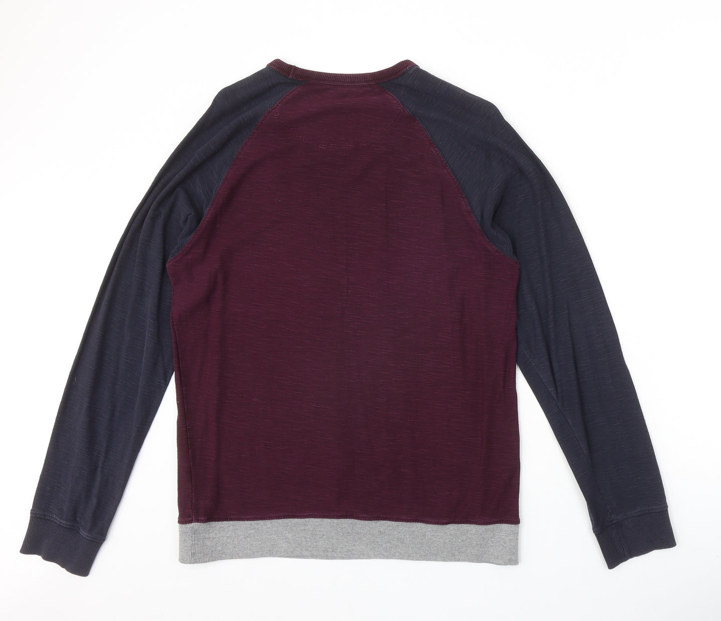 Easy Mens Red Polyester Pullover Sweatshirt Size M - Boston