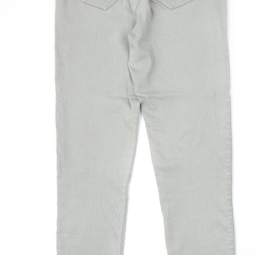 Denim & Co. Womens Grey Cotton Jegging Jeans Size 10 Regular