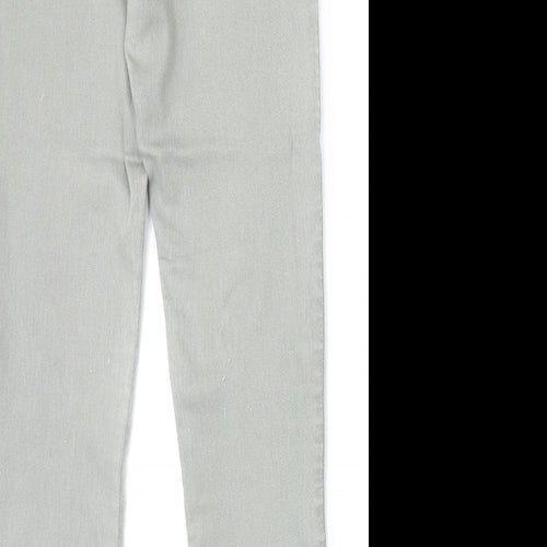 Denim & Co. Womens Grey Cotton Jegging Jeans Size 10 Regular
