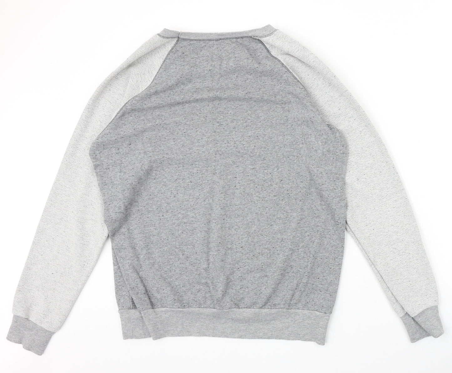 River Island Mens Grey Polyester Pullover Sweatshirt Size XL