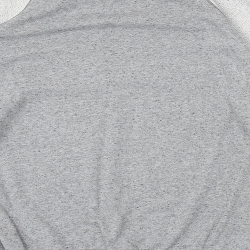 River Island Mens Grey Polyester Pullover Sweatshirt Size XL
