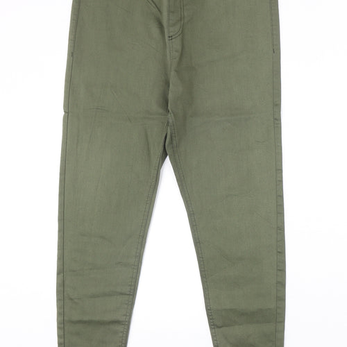 Preworn Womens Green Cotton Jegging Jeans Size 30 in Regular