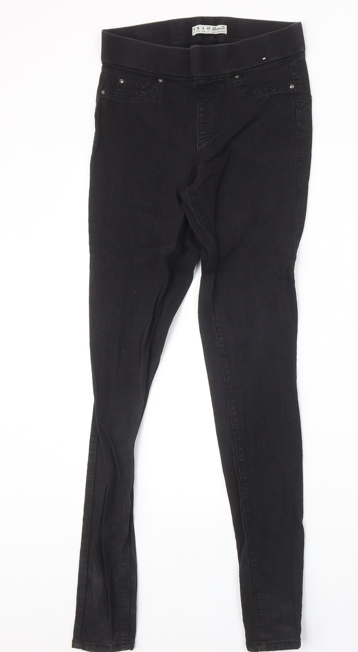 Denim & Co. Womens Black Cotton Jegging Jeans Size 8 Regular