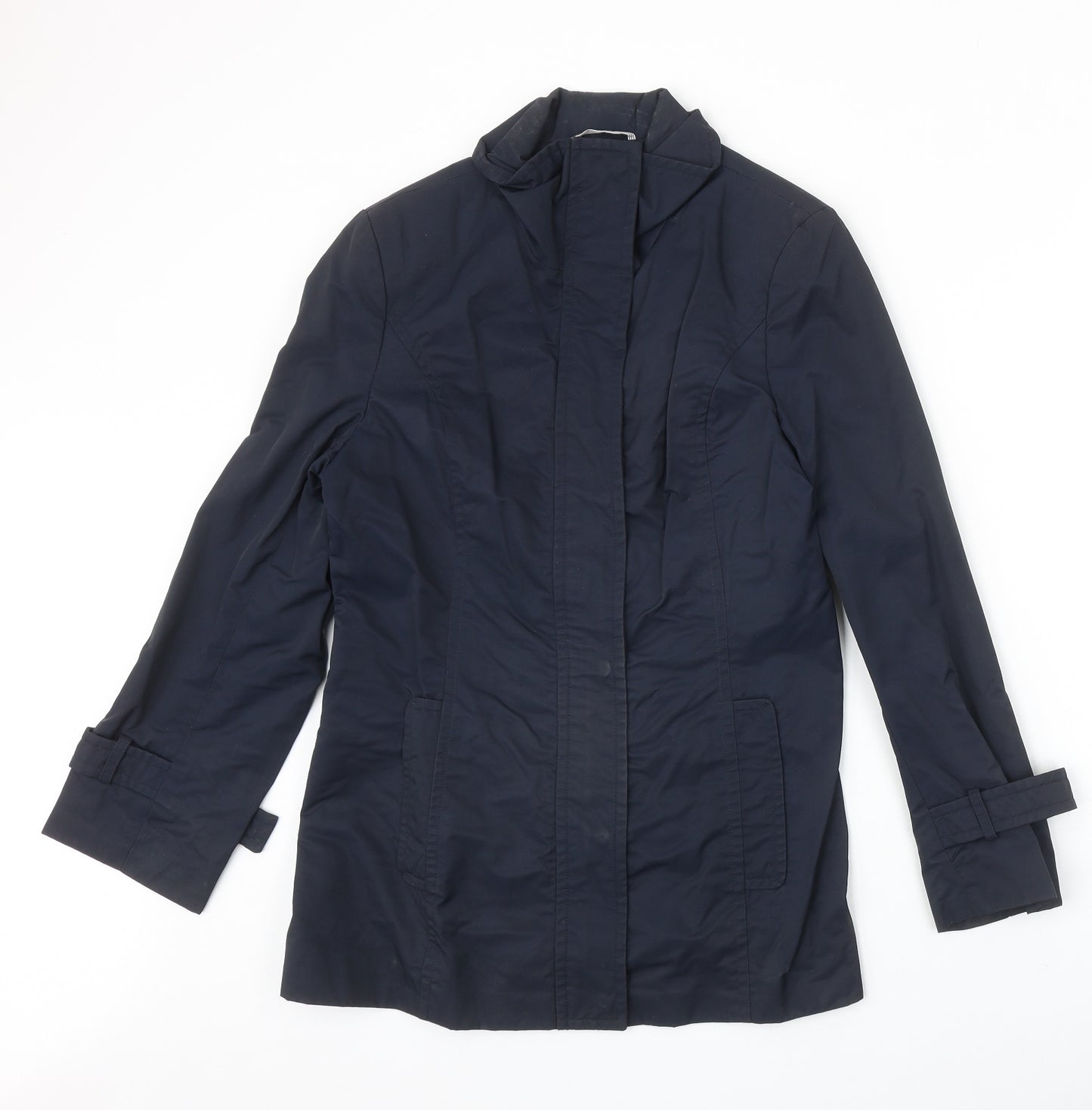 Precis Womens Blue Jacket Size 10 Zip