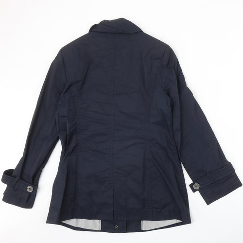 Precis Womens Blue Jacket Size 10 Zip
