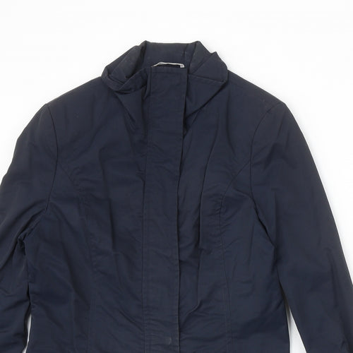 Precis Womens Blue Jacket Size 10 Zip