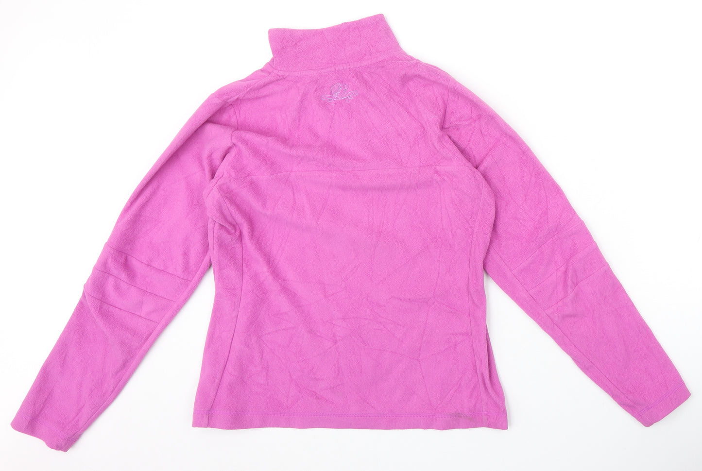 Protest Womens Pink Polyester Pullover Sweatshirt Size 10 Zip