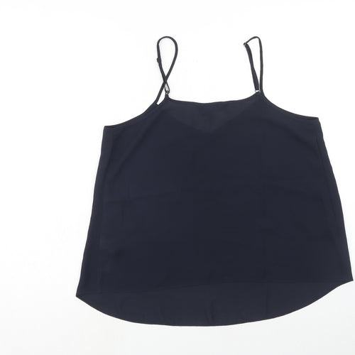 Dorothy Perkins Womens Blue Polyester Camisole Tank Size 14 V-Neck