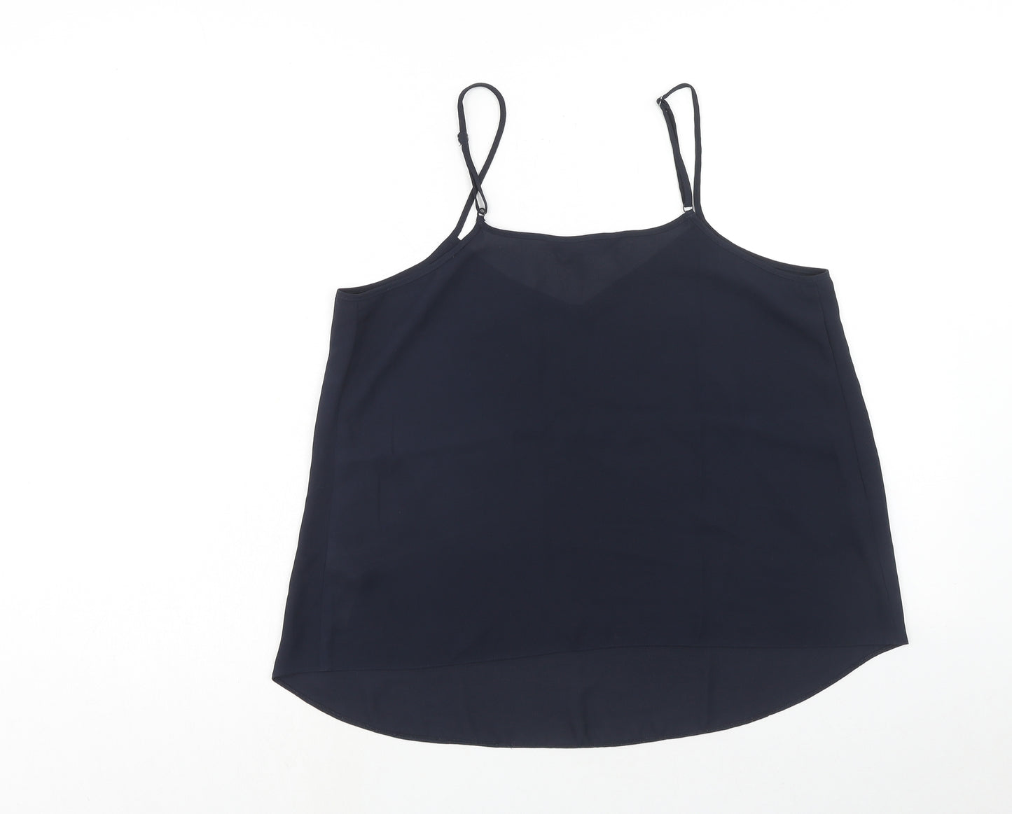 Dorothy Perkins Womens Blue Polyester Camisole Tank Size 14 V-Neck