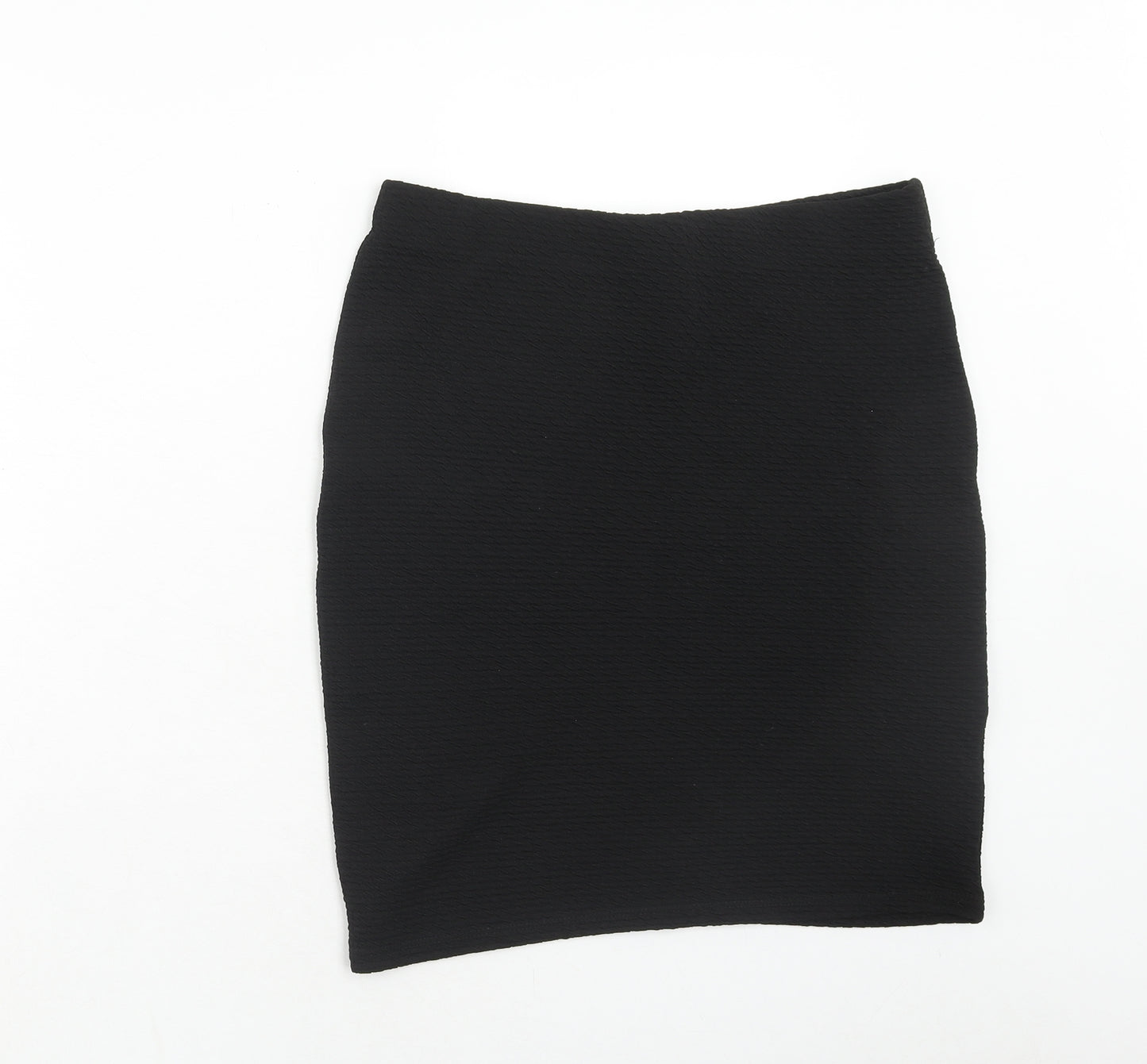 New Look Womens Black Polyester Bandage Skirt Size 14