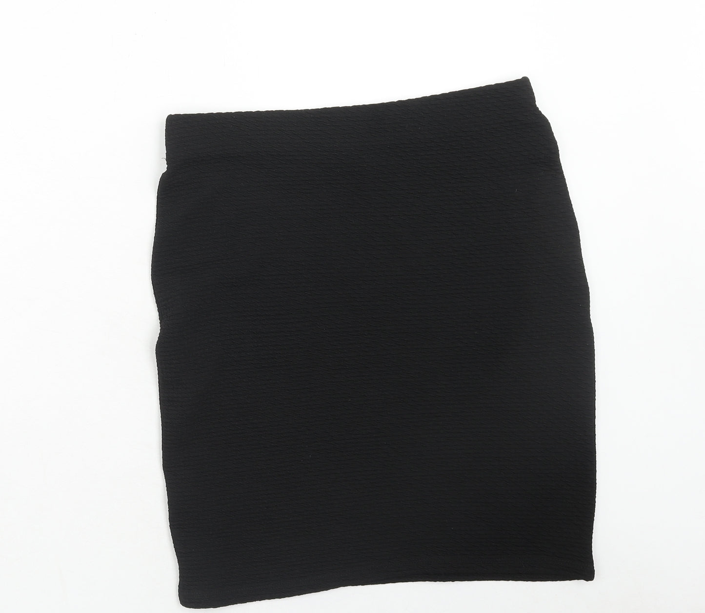 New Look Womens Black Polyester Bandage Skirt Size 14