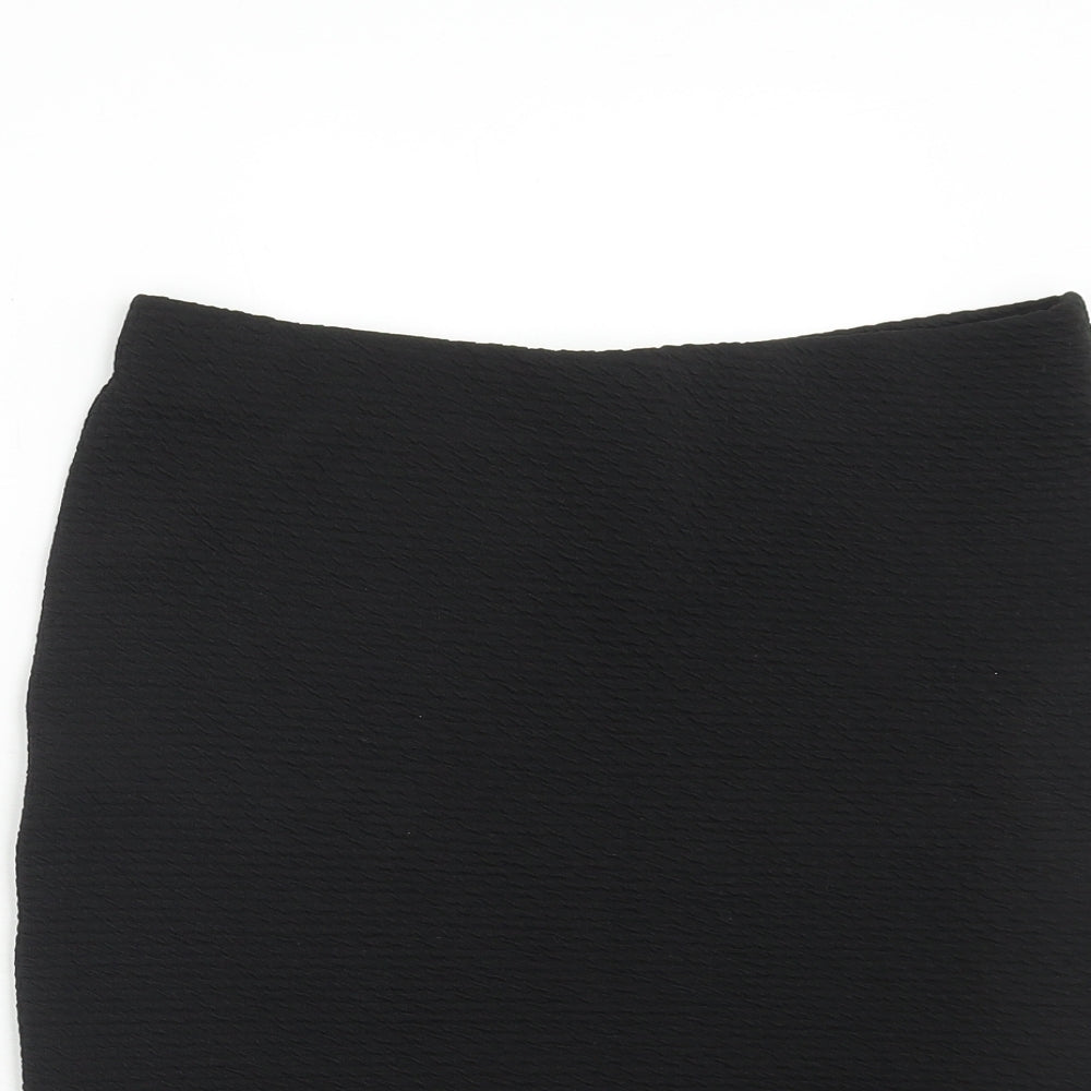 New Look Womens Black Polyester Bandage Skirt Size 14