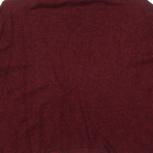 Sportsgirl Womens Red Roll Neck Cotton Pullover Jumper Size M
