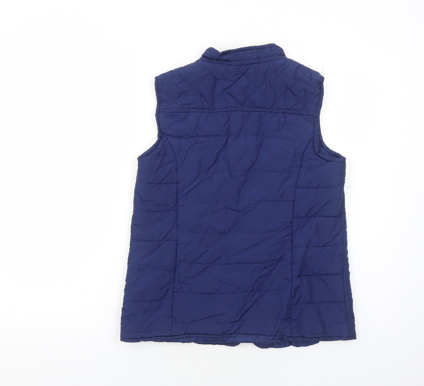 Bonmarché Womens Blue Gilet Jacket Size 10 Zip