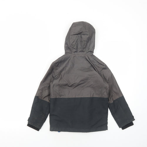 TU Boys Black Jacket Size 5-6 Years Zip