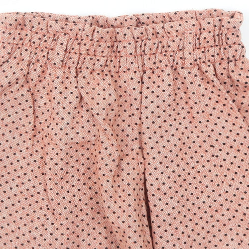 Lily.J London Womens Pink Polka Dot Viscose Skater Skirt One Size