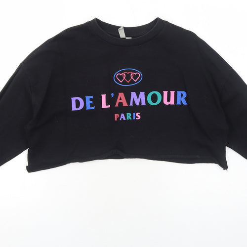 ASOS Womens Black Camel Pullover Sweatshirt Size 8 Pullover - De L'amour Paris