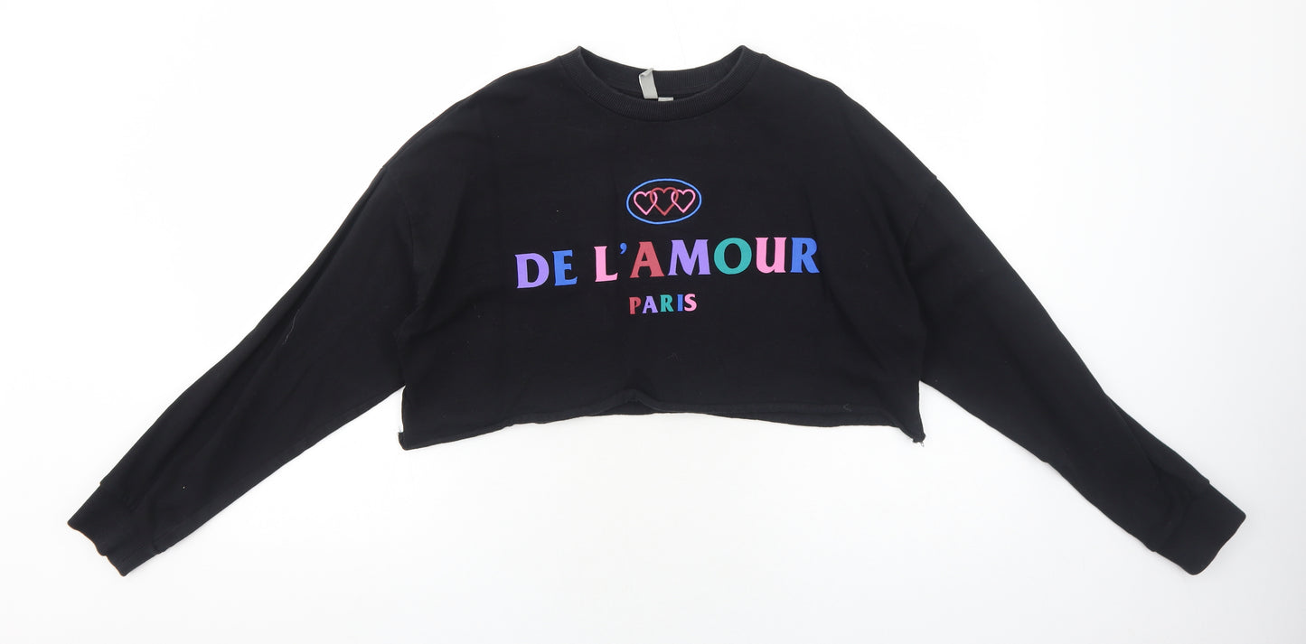 ASOS Womens Black Camel Pullover Sweatshirt Size 8 Pullover - De L'amour Paris