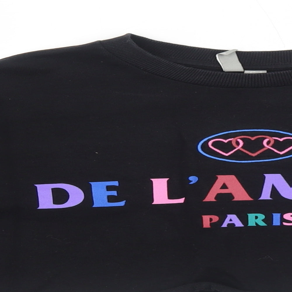 ASOS Womens Black Camel Pullover Sweatshirt Size 8 Pullover - De L'amour Paris