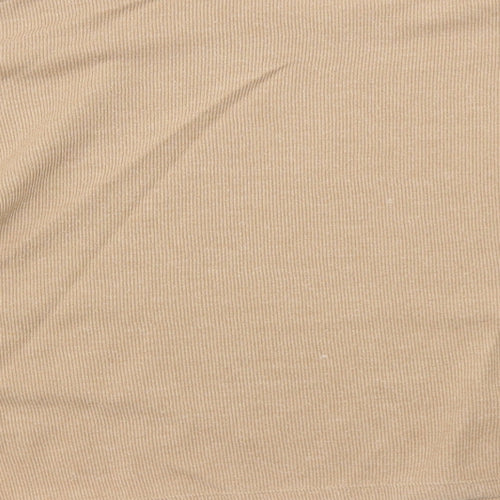 New Look Womens Beige Cotton Pullover Sweatshirt Size M Pullover