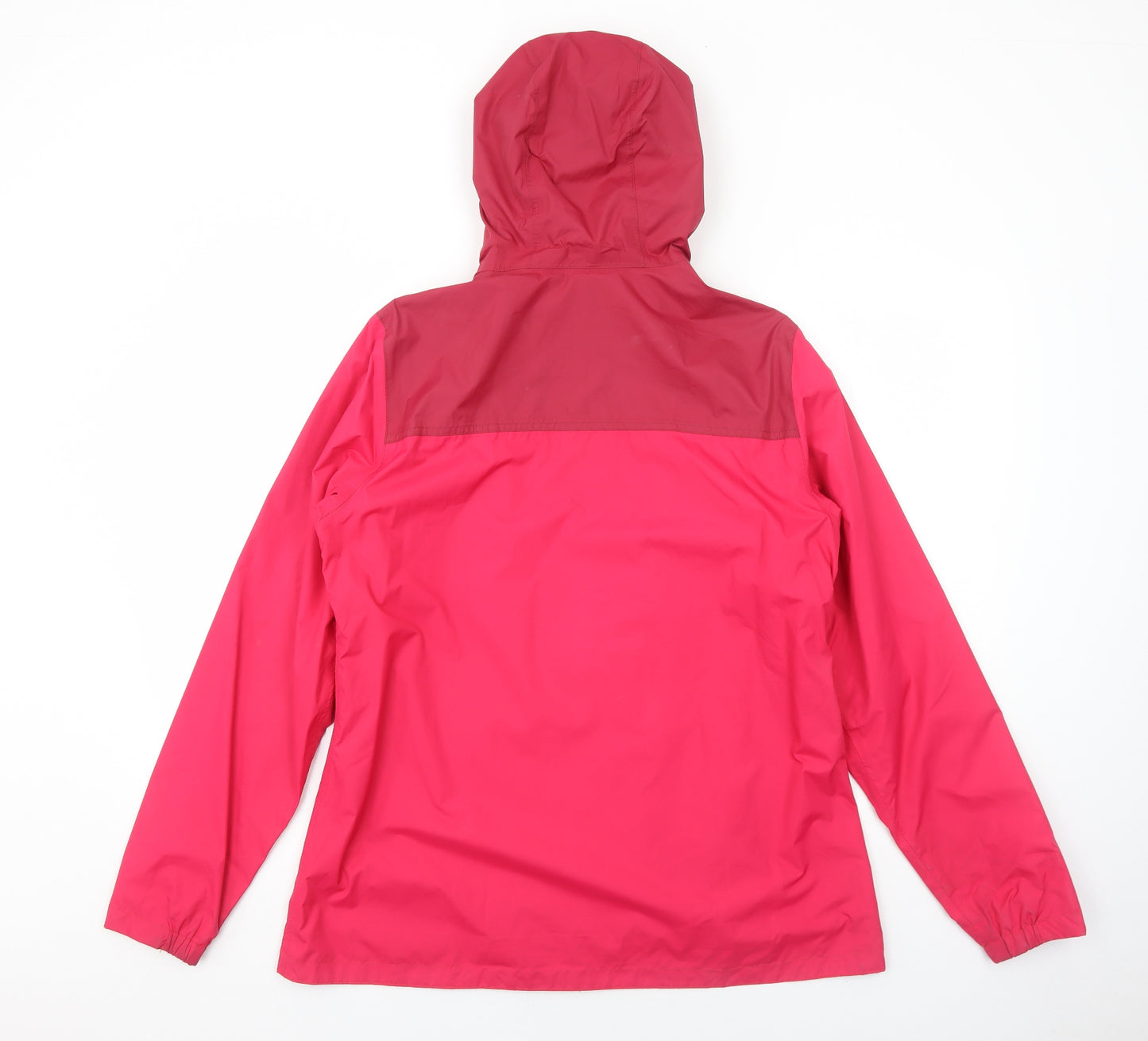 DECATHLON Womens Pink Windbreaker Coat Size L Zip