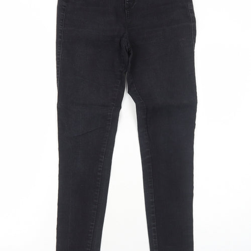 Primark Womens Black Cotton Jegging Jeans Size 8 Regular