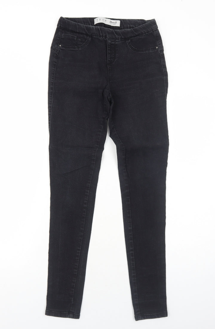 Primark Womens Black Cotton Jegging Jeans Size 8 Regular