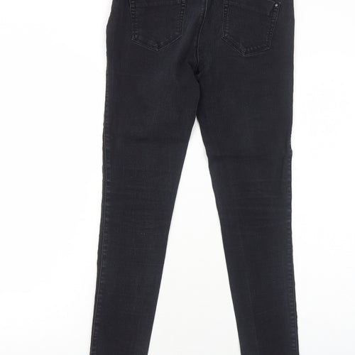 Primark Womens Black Cotton Jegging Jeans Size 8 Regular