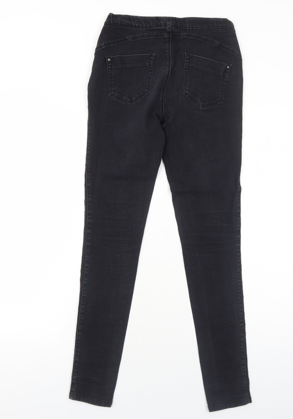 Primark Womens Black Cotton Jegging Jeans Size 8 Regular