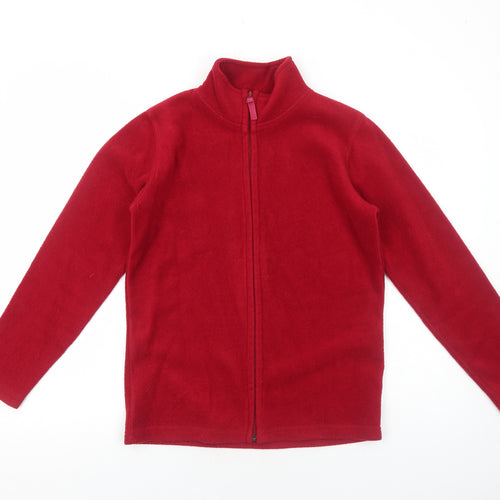 Jeff&Co Womens Red Jacket Size S Zip