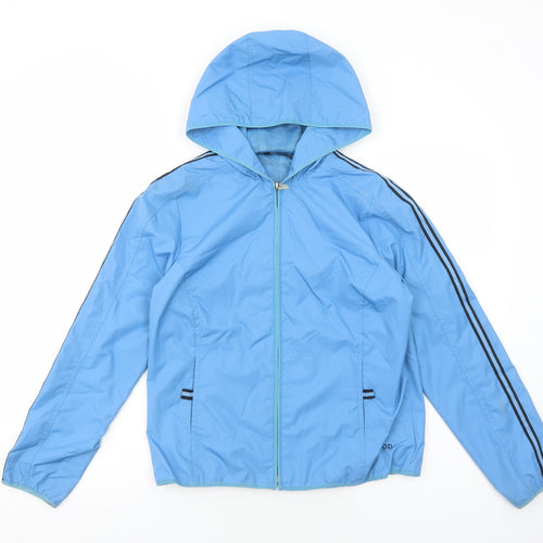 IZOD Womens Blue Jacket Size S Zip