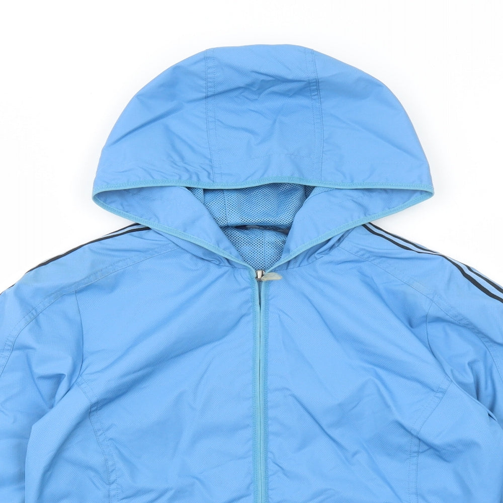 IZOD Womens Blue Jacket Size S Zip