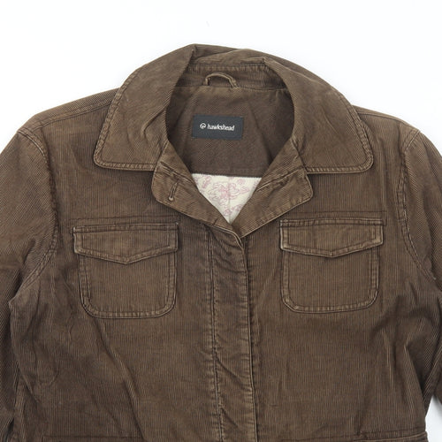 Hawkshead Womens Brown Jacket Size 14 Button