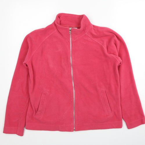 Nevada Womens Pink Jacket Size 14 Zip - Size 14-16
