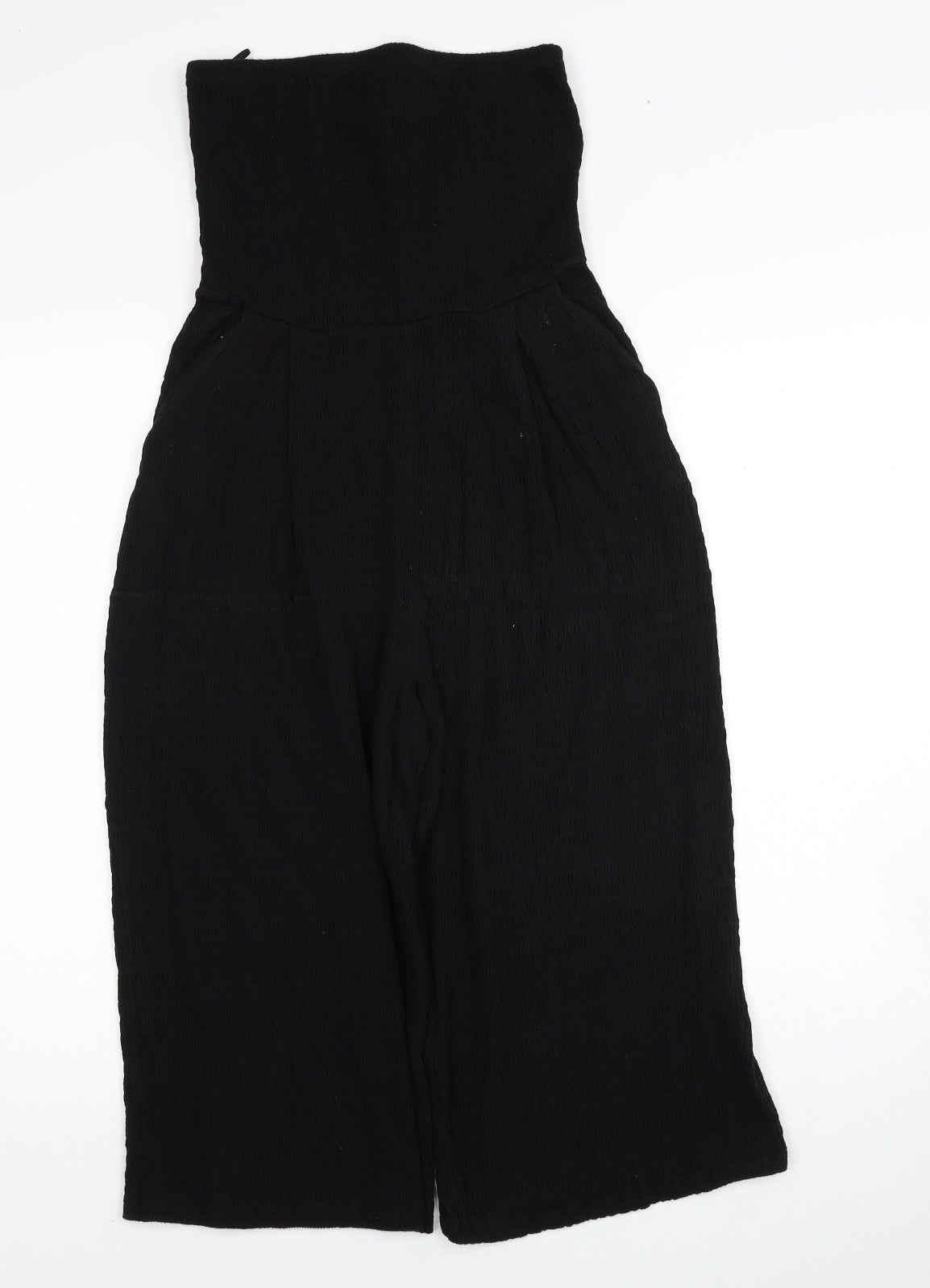 NEXT Womens Black Viscose Jumpsuit One-Piece Size 10 Pullover - Beach Wear