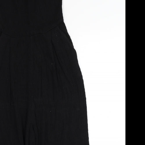 NEXT Womens Black Viscose Jumpsuit One-Piece Size 10 Pullover - Beach Wear