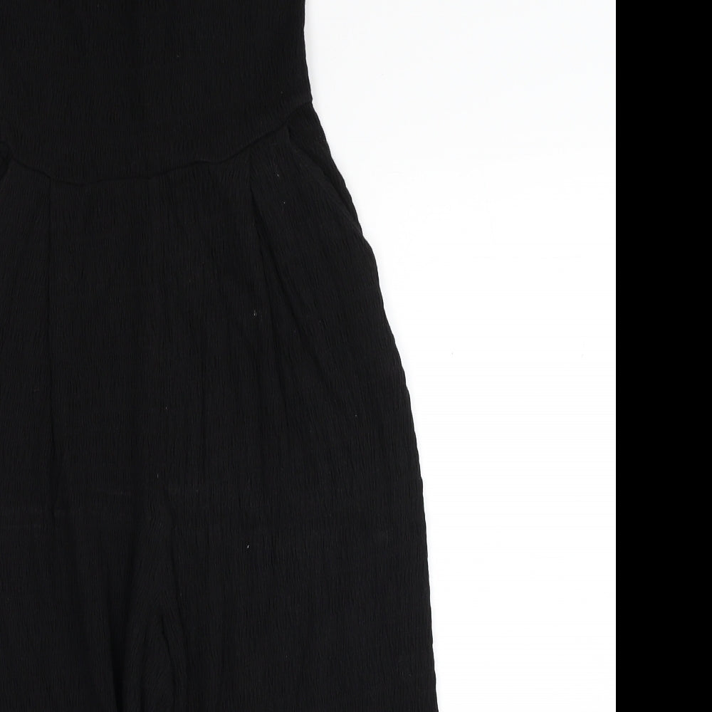NEXT Womens Black Viscose Jumpsuit One-Piece Size 10 Pullover - Beach Wear