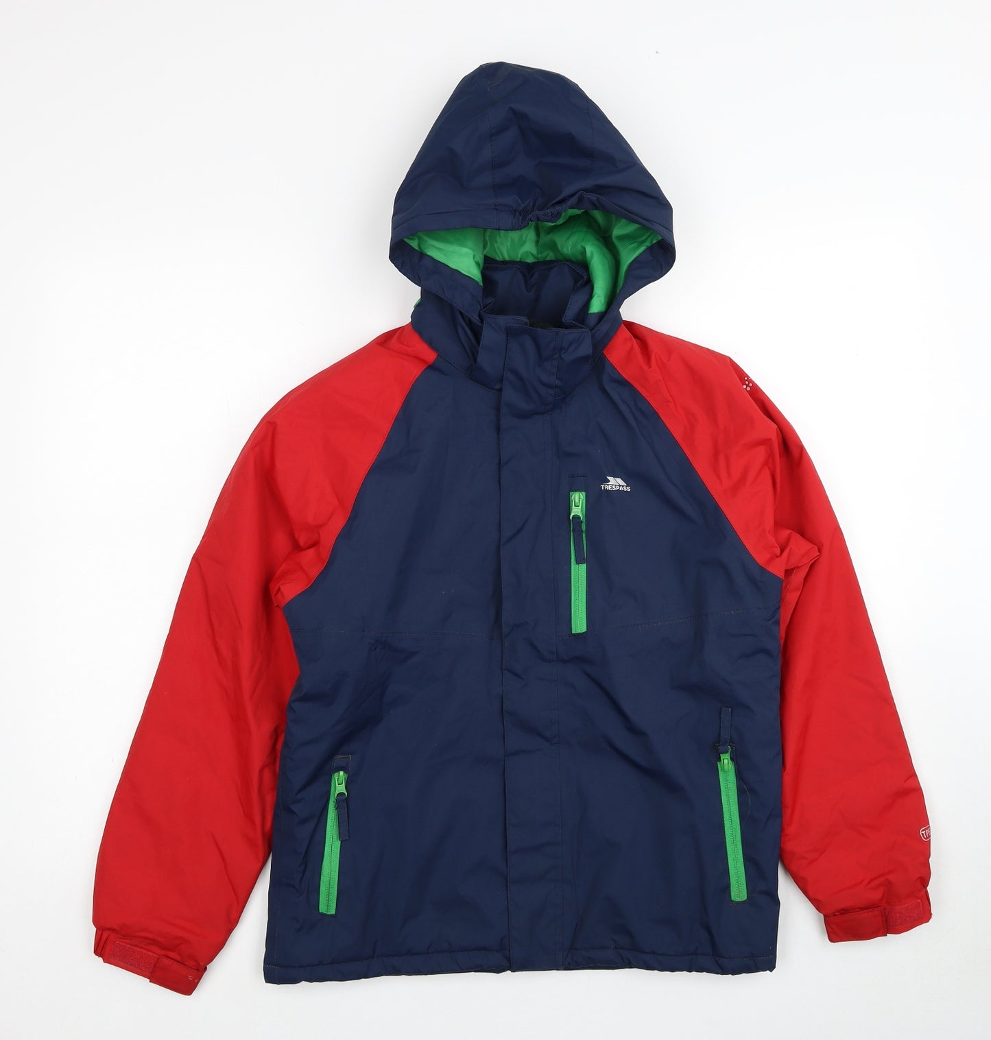 Trespass Boys Blue Windbreaker Jacket Size 11-12 Years Zip