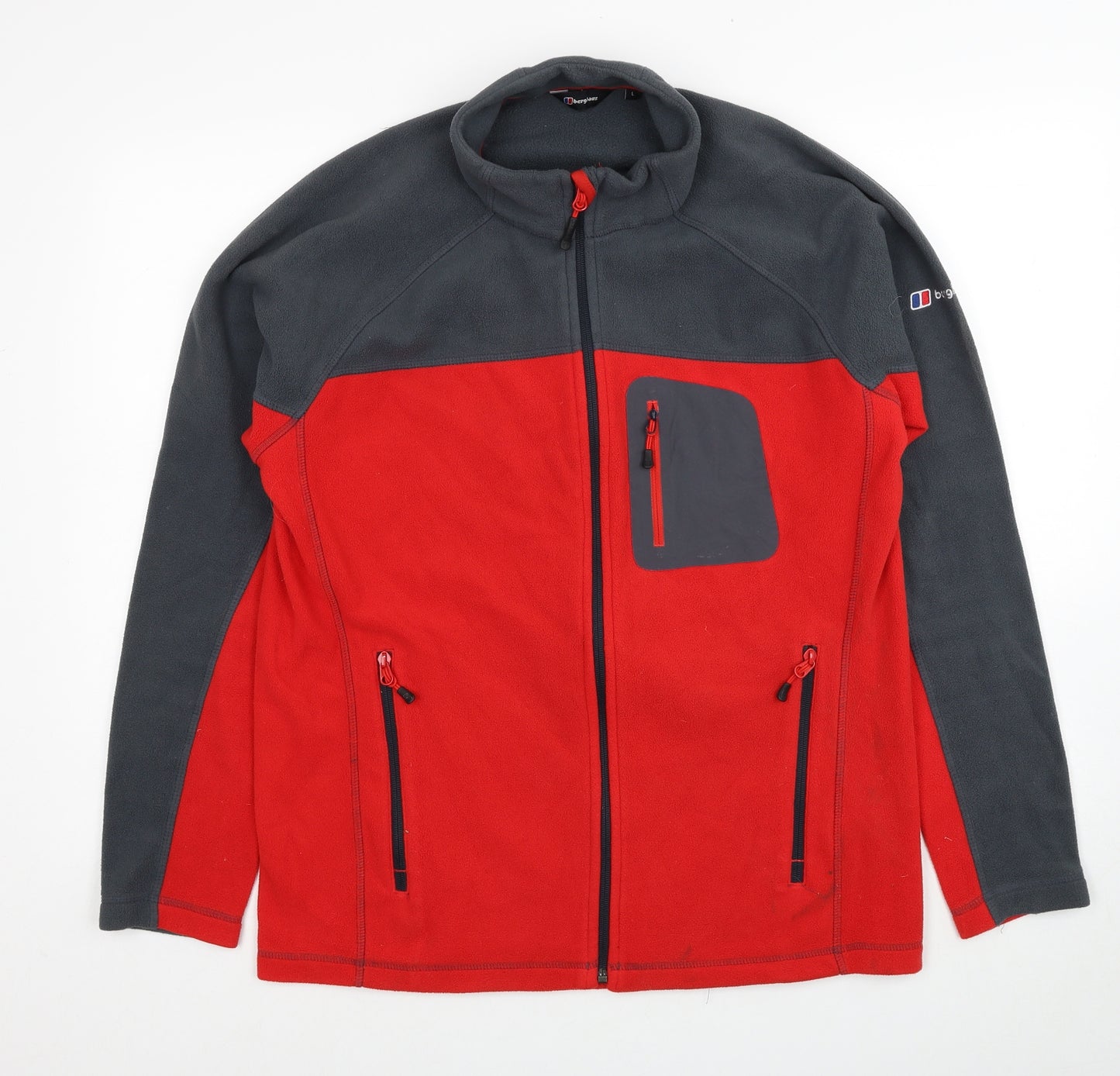 Berghaus Mens Red Jacket Size L Zip
