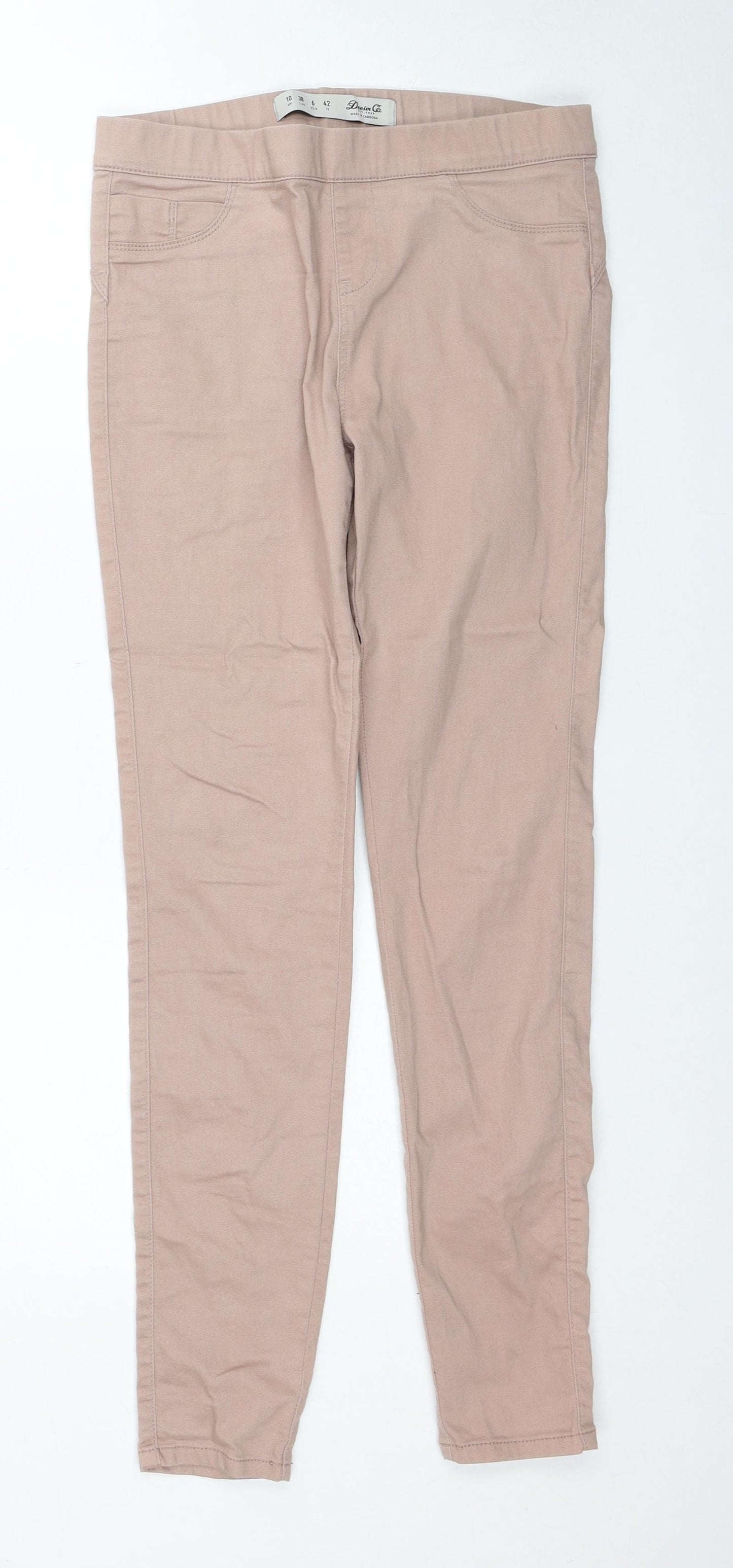 Denim & Co. Womens Brown Cotton Jegging Jeans Size 10 Regular