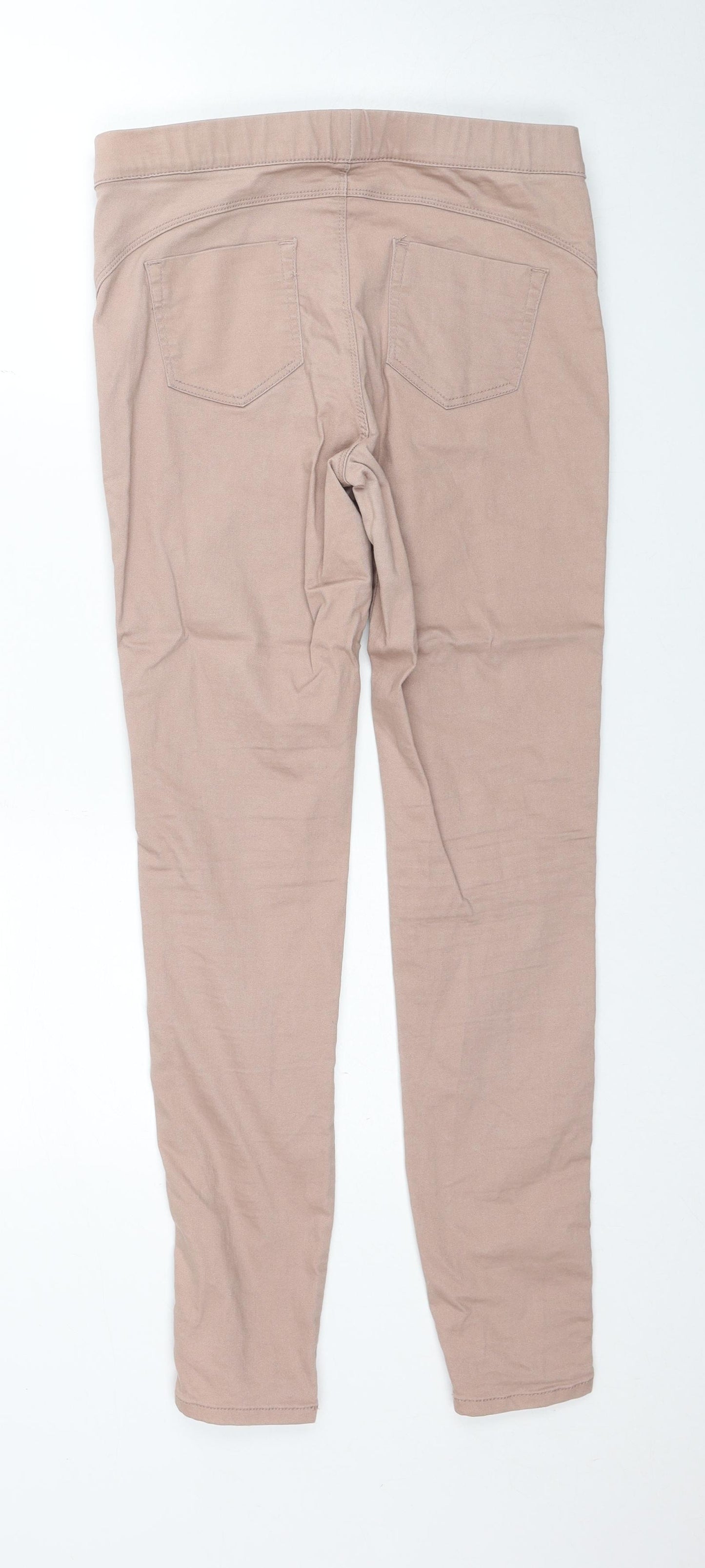 Denim & Co. Womens Brown Cotton Jegging Jeans Size 10 Regular