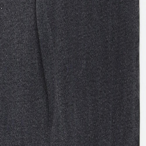 F&F Womens Black Cotton Jegging Jeans Size 8 Regular Zip