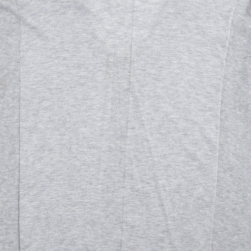 Debenhams Womens Grey V-Neck Polyester Pullover Jumper Size 10