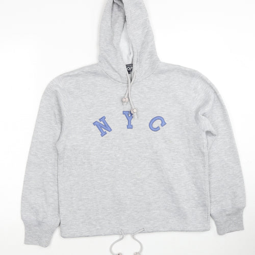 Active Sport Womens Grey Polyester Pullover Hoodie Size S Pullover - NYC Size S-M
