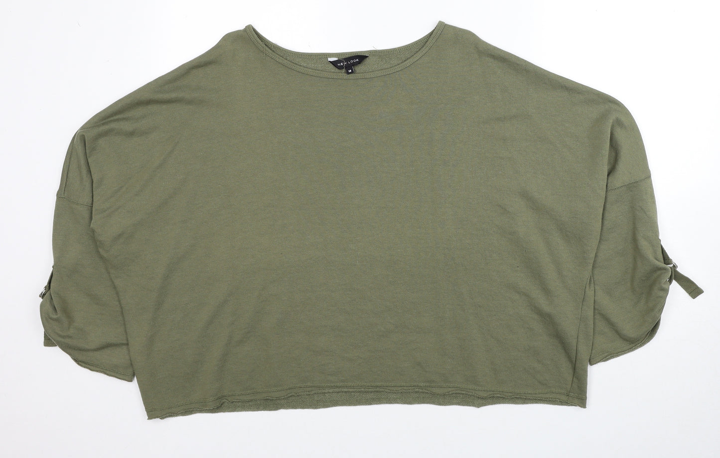 New Look Womens Green Polyester Pullover Sweatshirt Size 18 Pullover