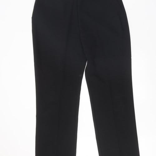 Bonmarché Womens Black Polyester Trousers Size 12 Regular