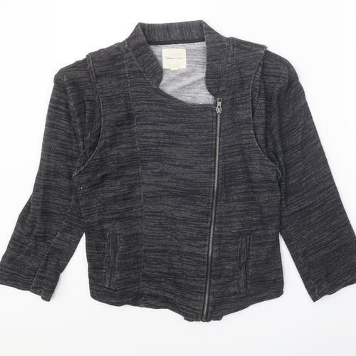 Silence + Noise Womens Black Jacket Size M Zip